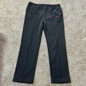 Adidas Vintage Silver Tag Track Straight Sweatpants Waist Cinch Wide‎ L 42 44 XL